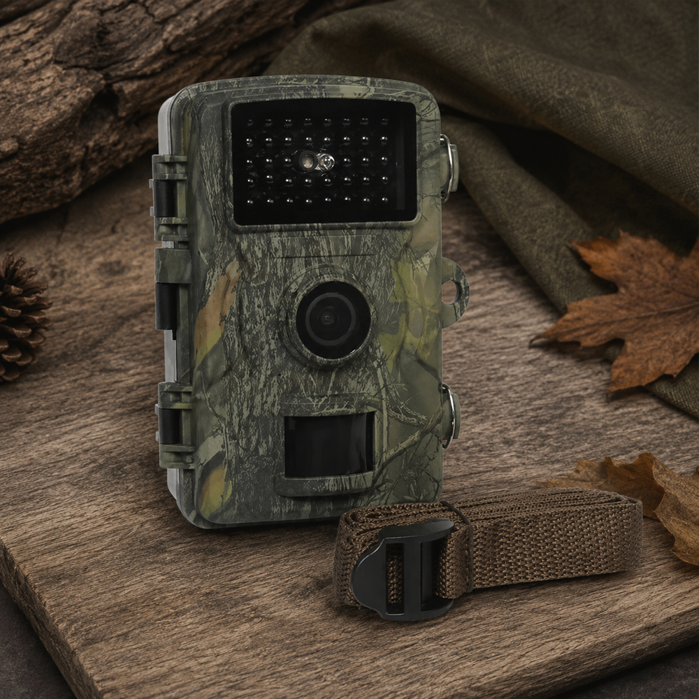 1080p HD Night Vision Trail & Wildlife Camera – Motion-Activated Outdoor Camera for Garden, Nature & Property Monitoring
