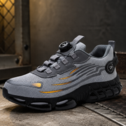 Supportive Steel-Toe Safety Work Shoes for Long Shifts – Breathable Slip-Resistant Comfort Footwear for the Job Site