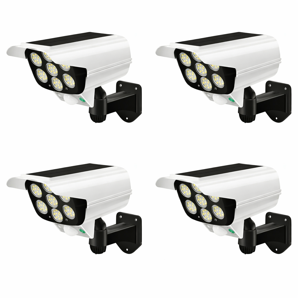 Wireless Solar LED Security Floodlight with Motion Sensor 2000LM