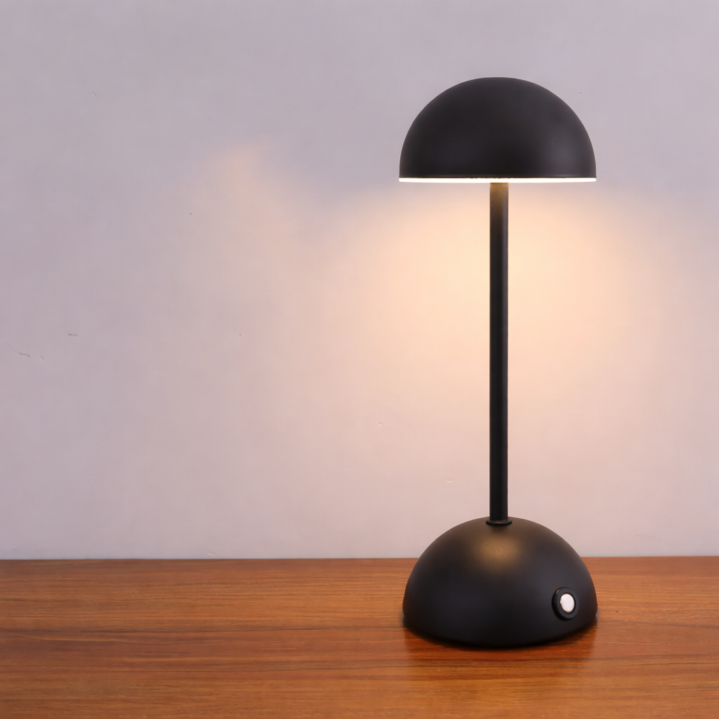 USB Rechargeable LED Touch Table Lamp with 3-Color Lighting