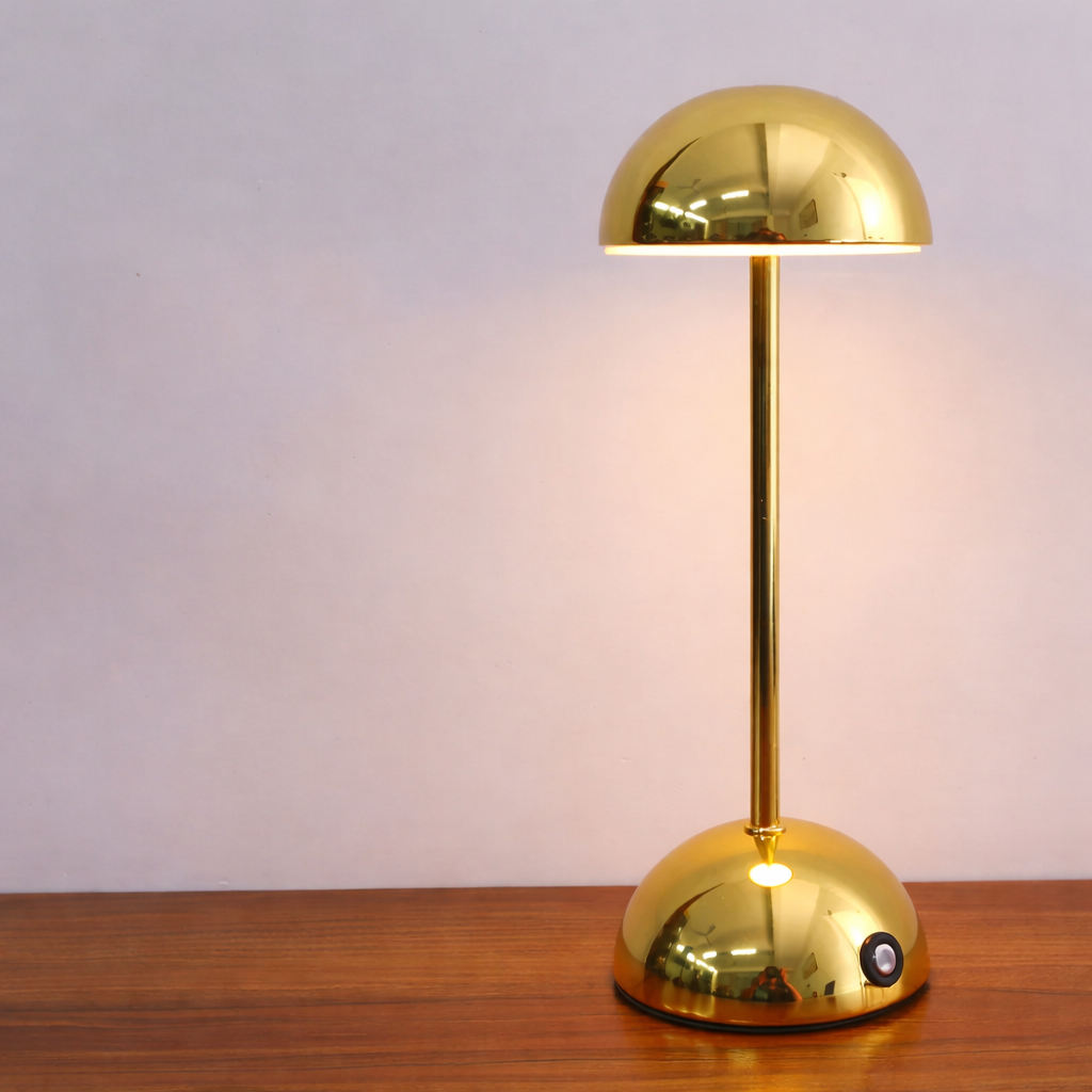 USB Rechargeable LED Touch Table Lamp with 3-Color Lighting