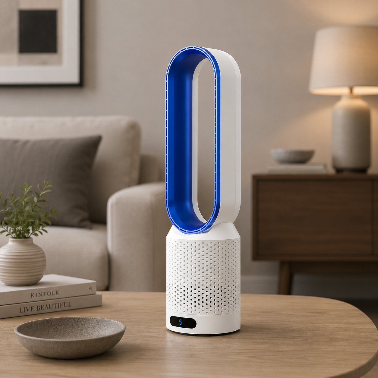 Comfortable 3-in-1 Tower Fan for Cool and Fresh Indoor Air – Quiet Air Circulation for Bedroom, Office & Home