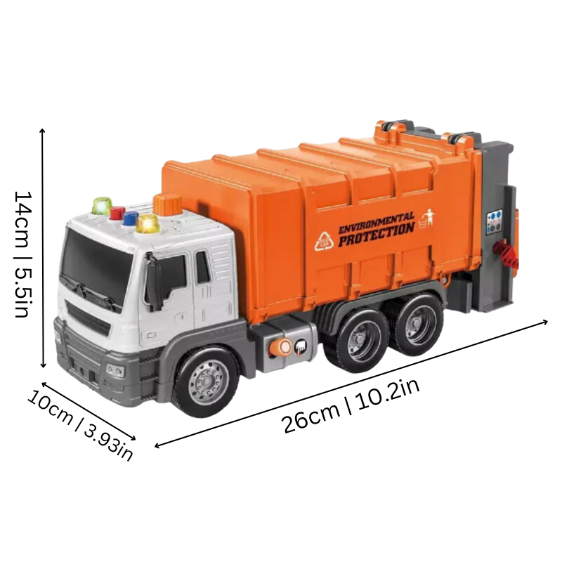 EcoFleet | Interactive Educational Garbage Recycling Truck Toy for Kids 3-5 Years