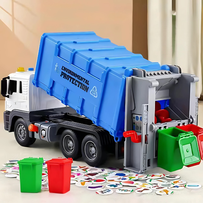 EcoFleet | Interactive Educational Garbage Recycling Truck Toy for Kids 3-5 Years