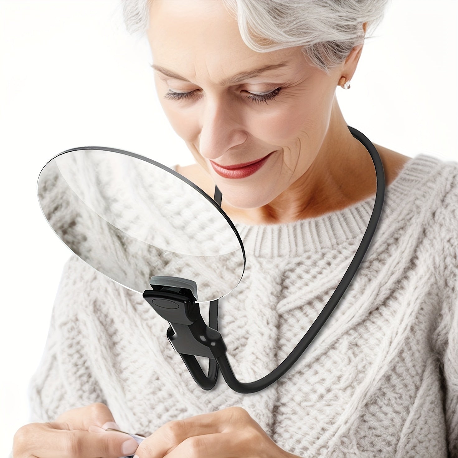 CarterLens | Ergonomic Adjustable 5X Hands-Free Magnifying Glass