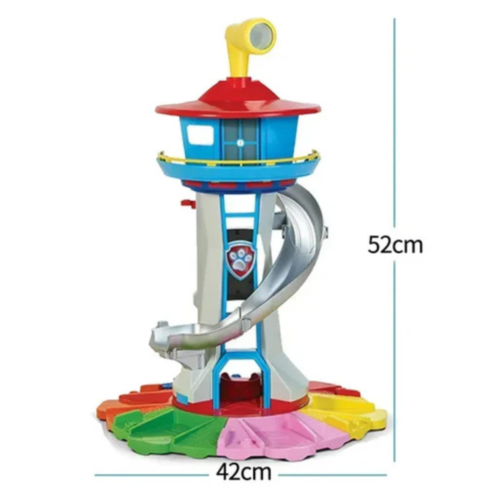 Interactive Kids Car Ramp Toy with Slide Tower and Race Track Playset