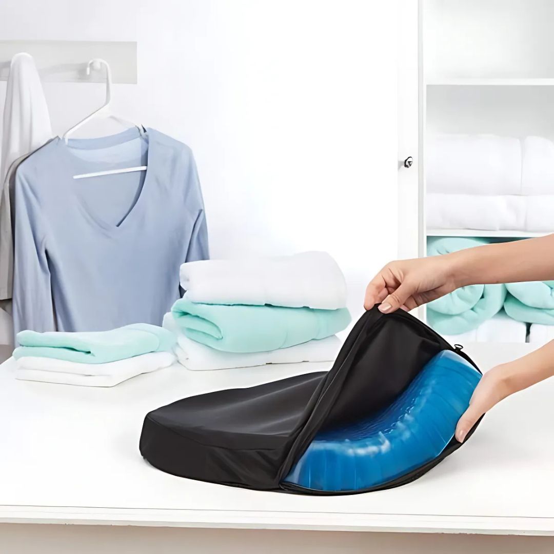Orthopedic Gel Seat Cushion | Coccyx Pad for Sciatica & Tailbone