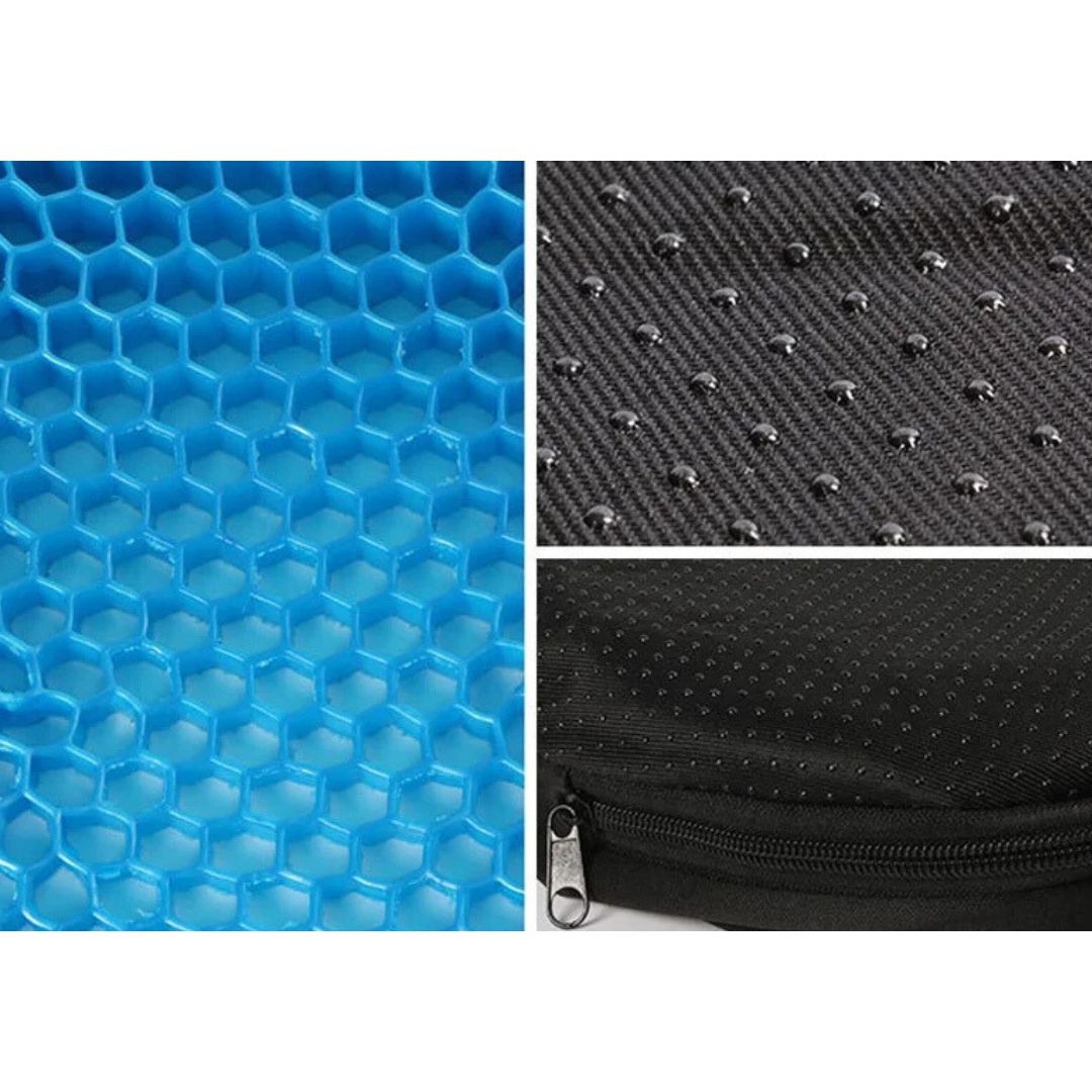 Orthopedic Gel Seat Cushion | Coccyx Pad for Sciatica & Tailbone