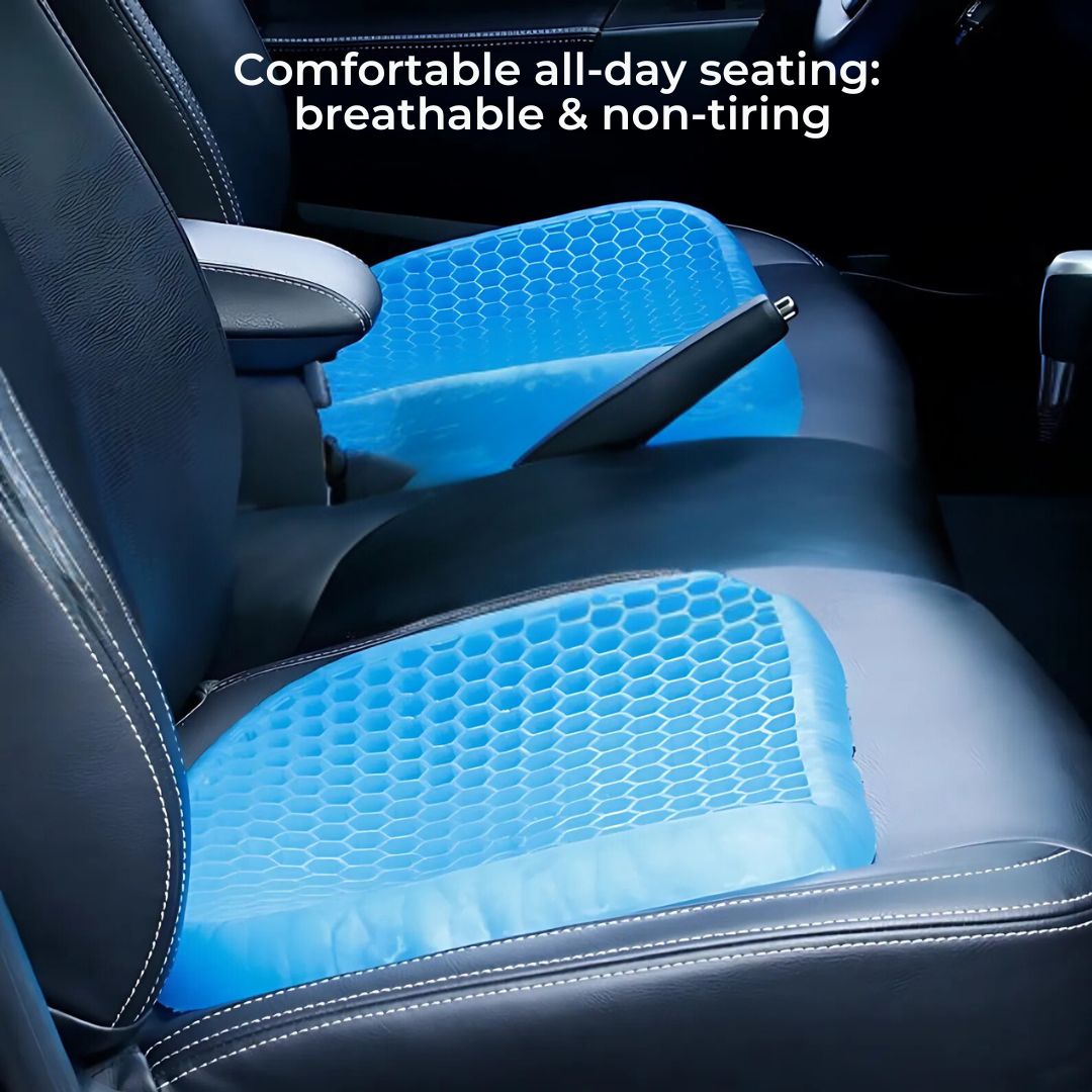 Orthopedic Gel Seat Cushion | Coccyx Pad for Sciatica & Tailbone