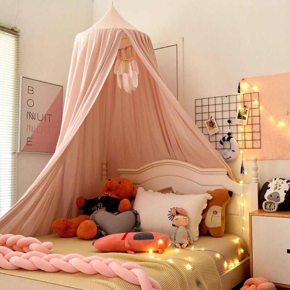 Kids Bed Canopy & Nursery Tent | Hanging Crib Drape & Decor