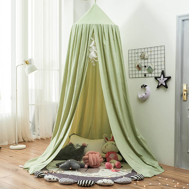 Kids Bed Canopy & Nursery Tent | Hanging Crib Drape & Decor