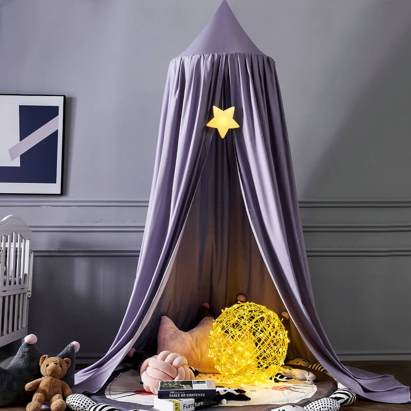 Kids Bed Canopy & Nursery Tent | Hanging Crib Drape & Decor