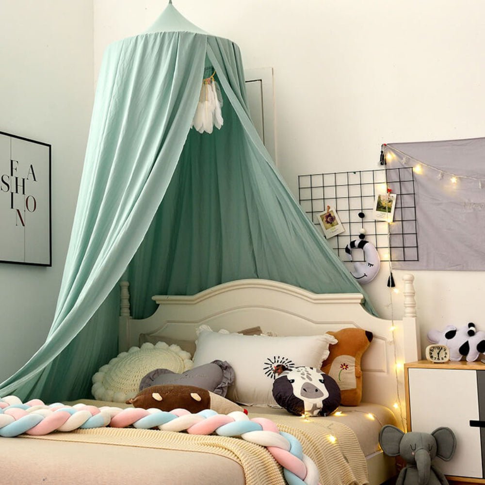 Kids Bed Canopy & Nursery Tent | Hanging Crib Drape & Decor
