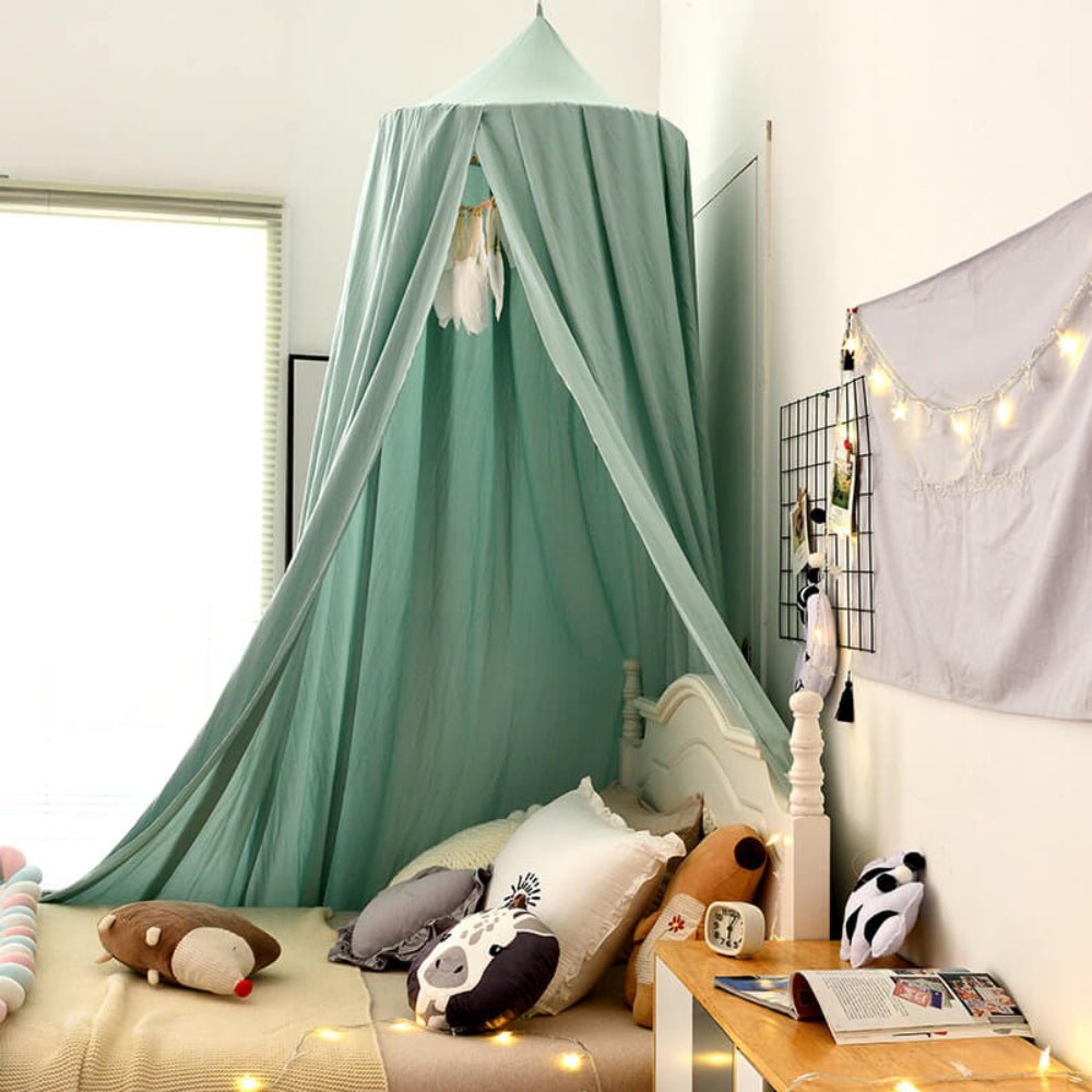 Kids Bed Canopy & Nursery Tent | Hanging Crib Drape & Decor