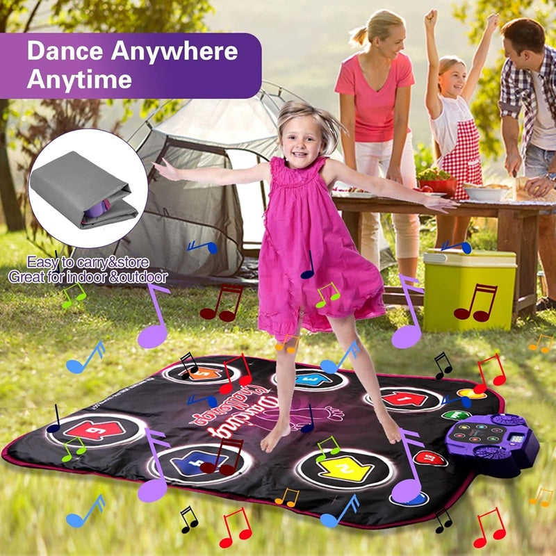RhythmStep | Interactive Wireless Bluetooth Dance Mat for Kids with 5 Game Levels