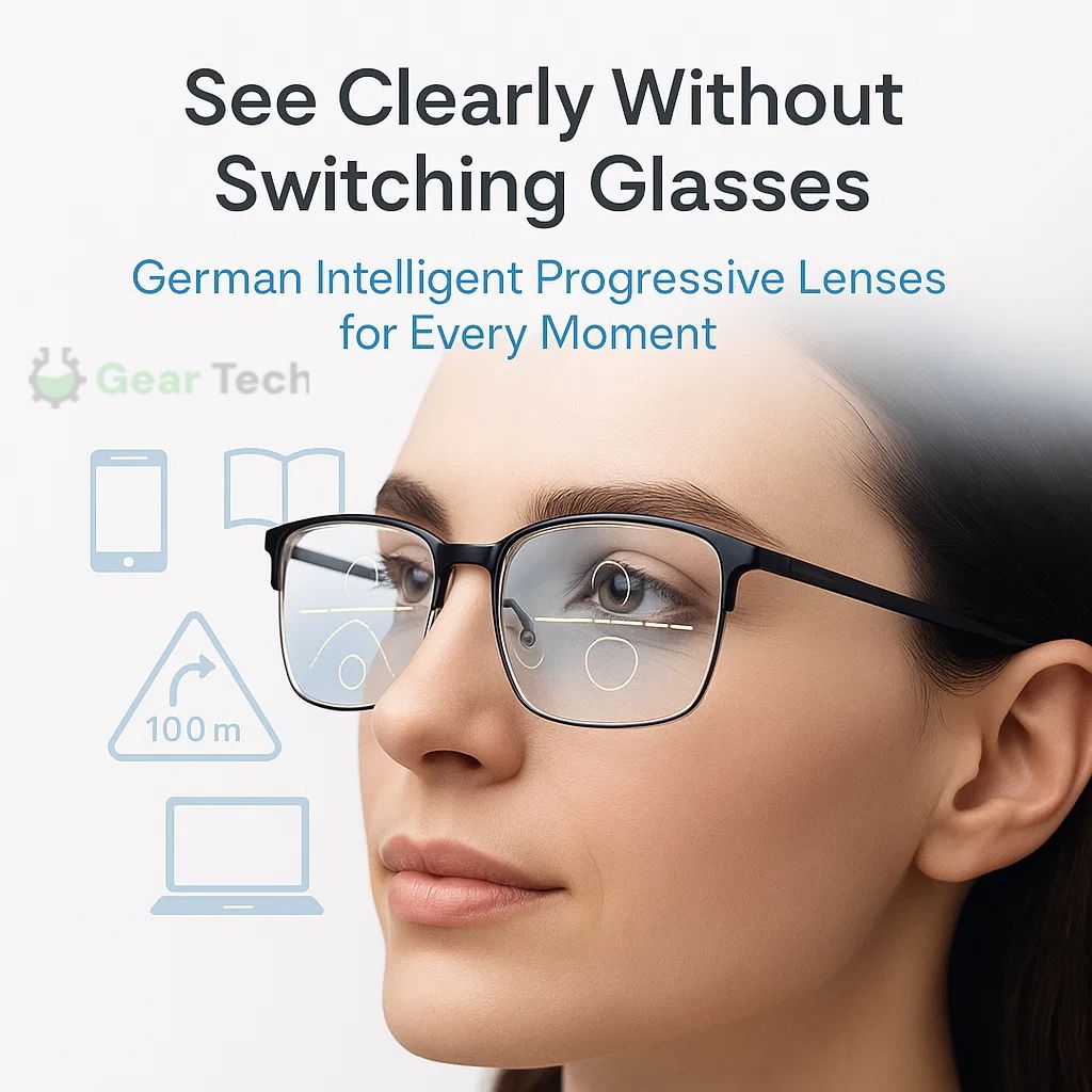 German Progressive Reading Glasses | No-Line Multifocal Eyewear