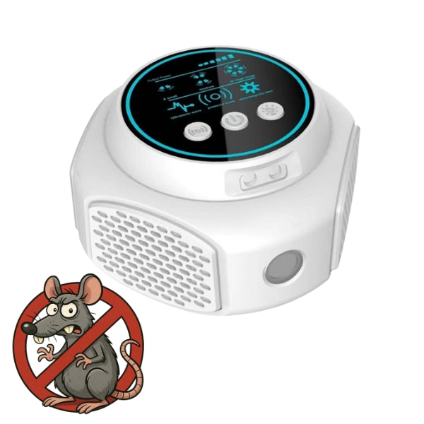 Ultrasonic Rodent Repeller | Indoor/Outdoor Mouse & Rat Plug-In