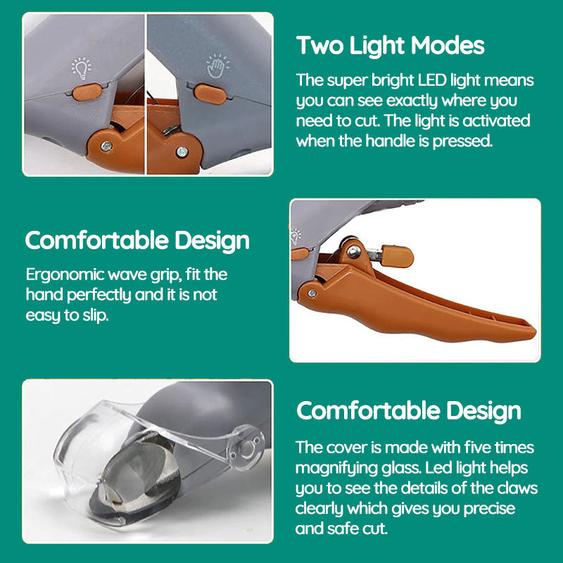Dog & Cat Nail Clippers | Professional Safety Guard Claw Trimmer