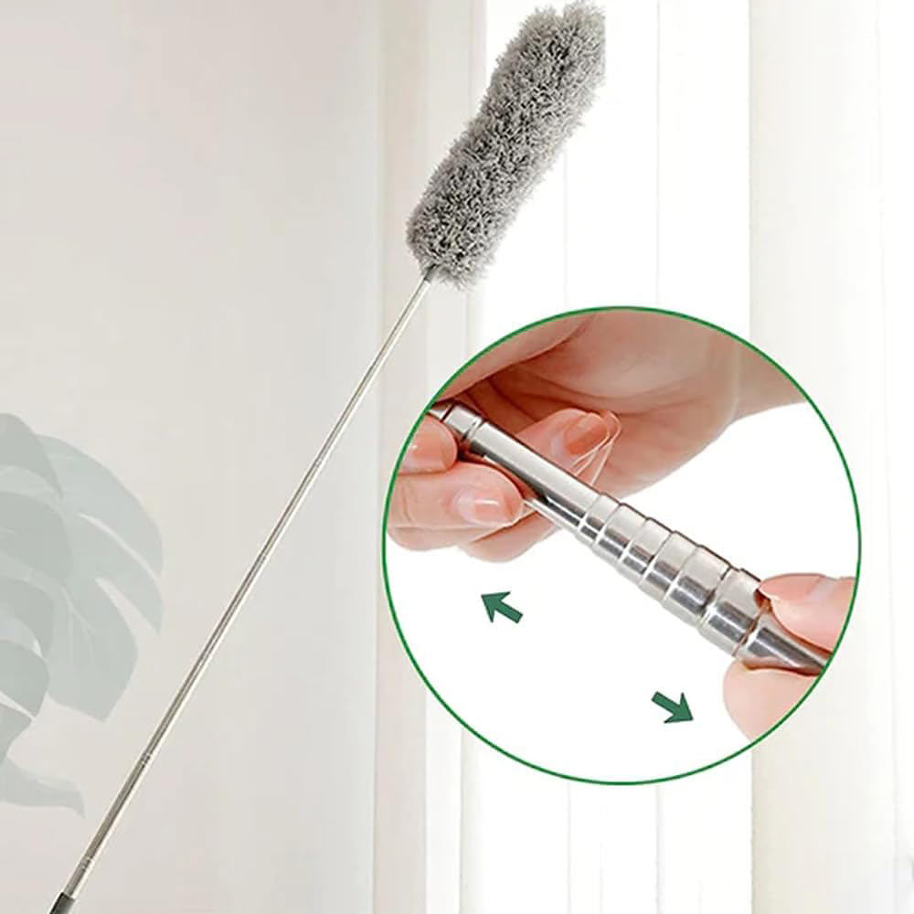 CleanReach | Adjustable Extendable Feather Duster for Versatile Home Cleaning