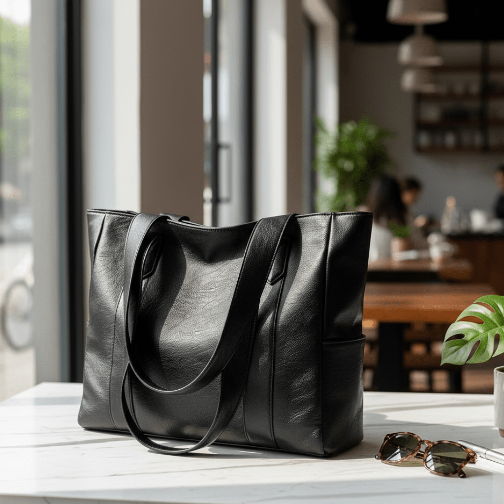 Stylish Elegant Retro PU Leather Shoulder Bag – Spacious Compartments for Stylish Everyday Organization and Versatile Use