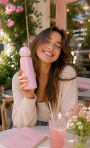 Elegant Insulated Stainless Steel Water Bottle – Vibrant Two-Tone Sports Bottle for Gym, Office & Travel