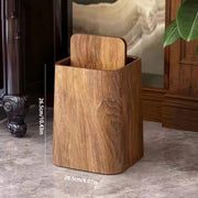 Elegant Marble-Design Trash Can with Swing Lid – Dual-Compartment Waste Bin for Bathroom, Office & Bedroom