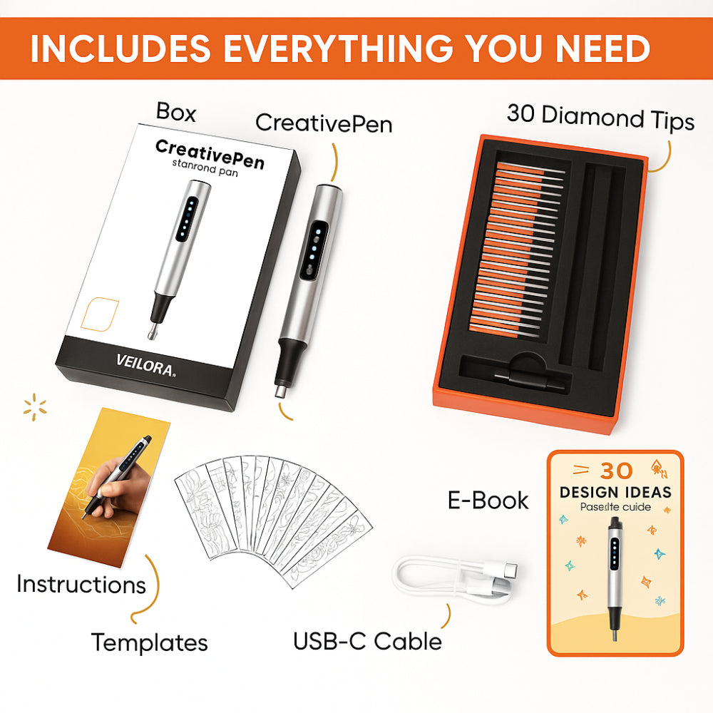 EtchPro | Precision Electric Engraving Pen Tool for Metal Glass and Jewelry