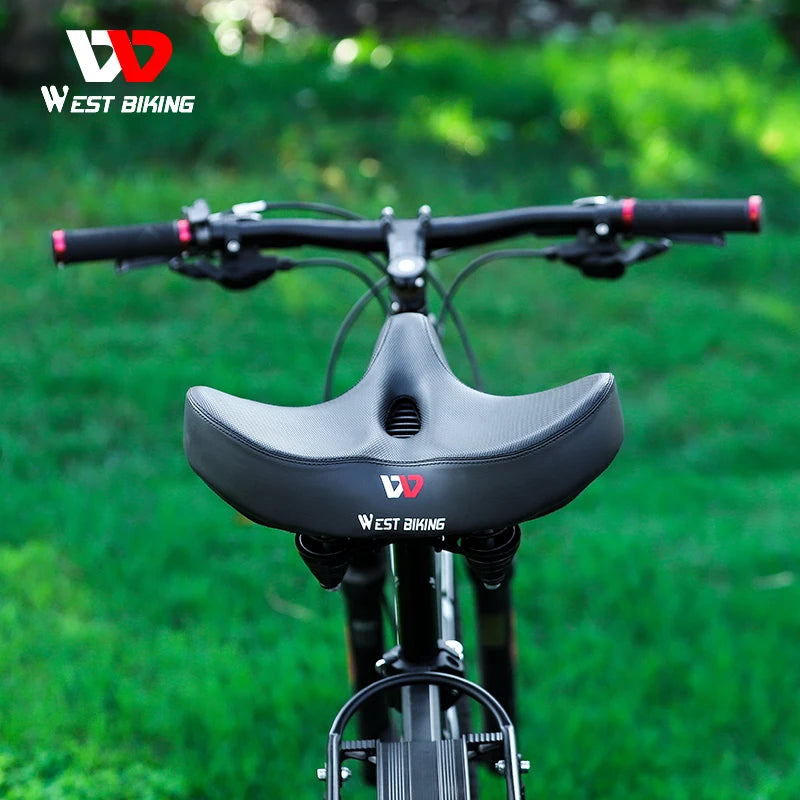Ultra Comfort Bike Saddle with Ergonomic Padding and Airflow Design