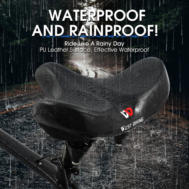 Ultra Comfort Bike Saddle with Ergonomic Padding and Airflow Design