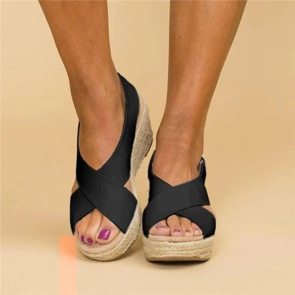 Versatile Comfortable Wedge Sandals for Effortless Summer Style – Lightweight Open-Toe Comfort for Summer & Beach