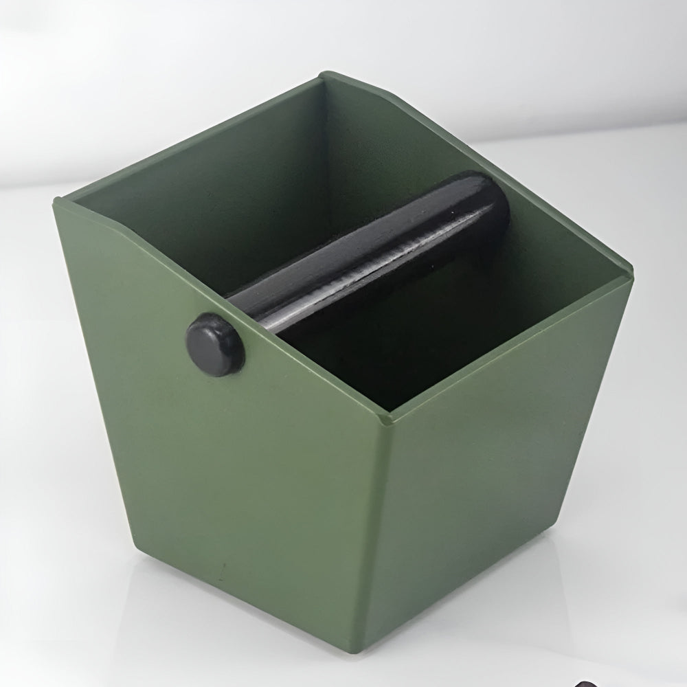Espresso Knock Box | Non-Slip Coffee Grounds Bin & Dump Bucket