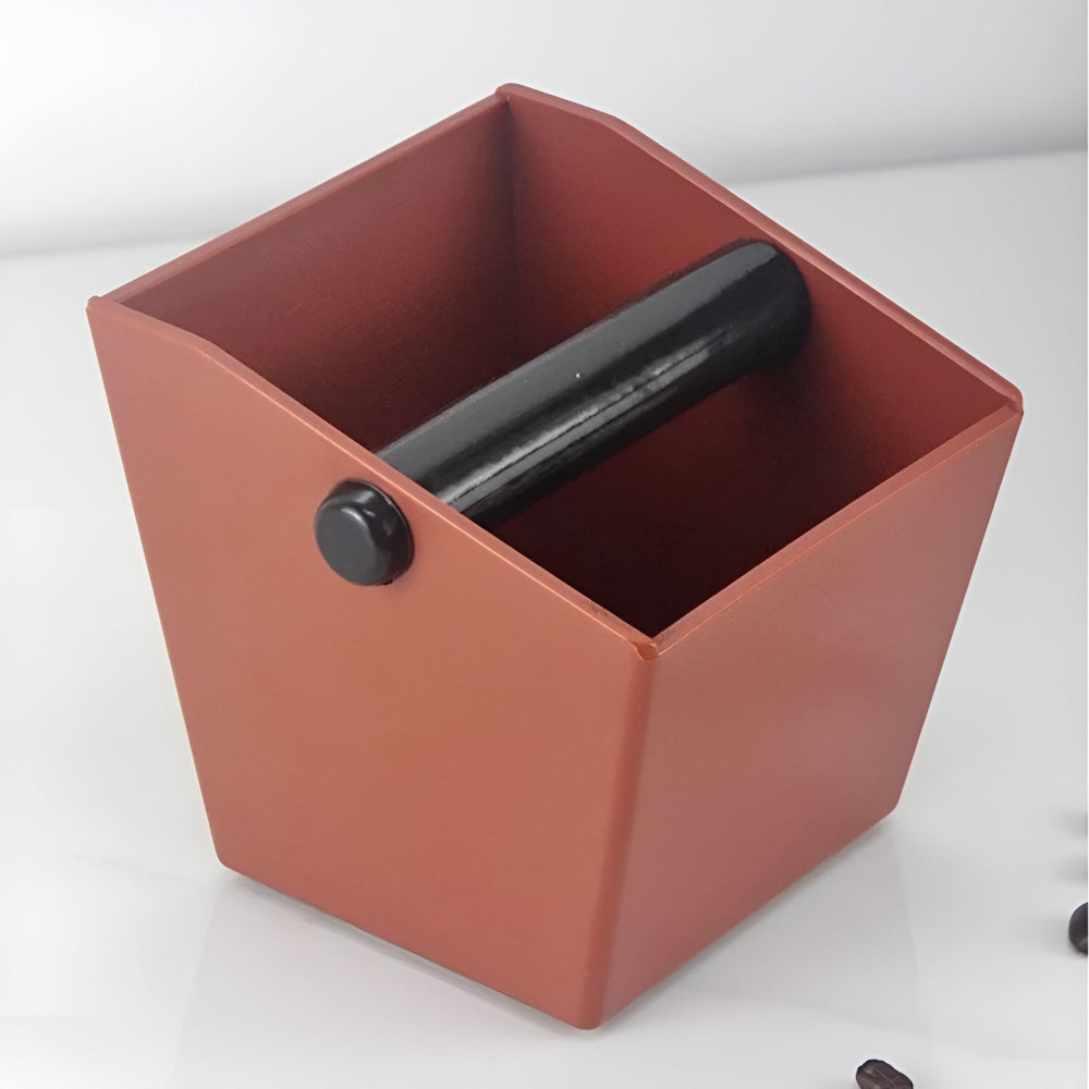 Espresso Knock Box | Non-Slip Coffee Grounds Bin & Dump Bucket