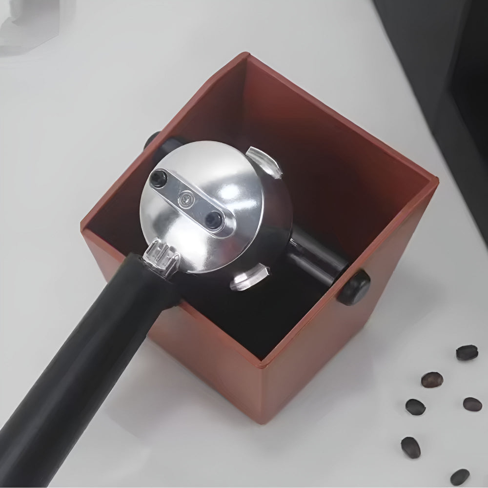 Espresso Knock Box | Non-Slip Coffee Grounds Bin & Dump Bucket