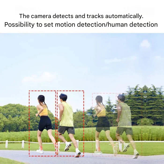 Solar Powered 4K Wireless Security Camera with Triple Lens and 10x Zoom