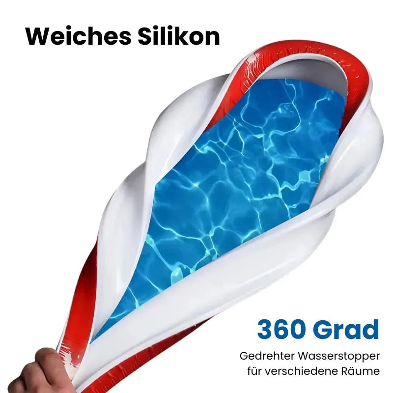 Flexible Silicone Shower Water Barrier – Self-Adhesive Bathroom Threshold Strip for Wet-Dry Separation