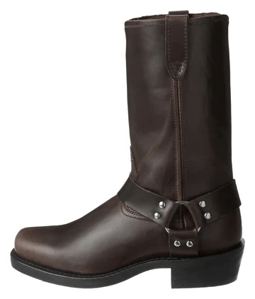 Waterproof Harness Boots with Durable Build - Rugged All-Weather Leather-Look Boots for Everyday Style
