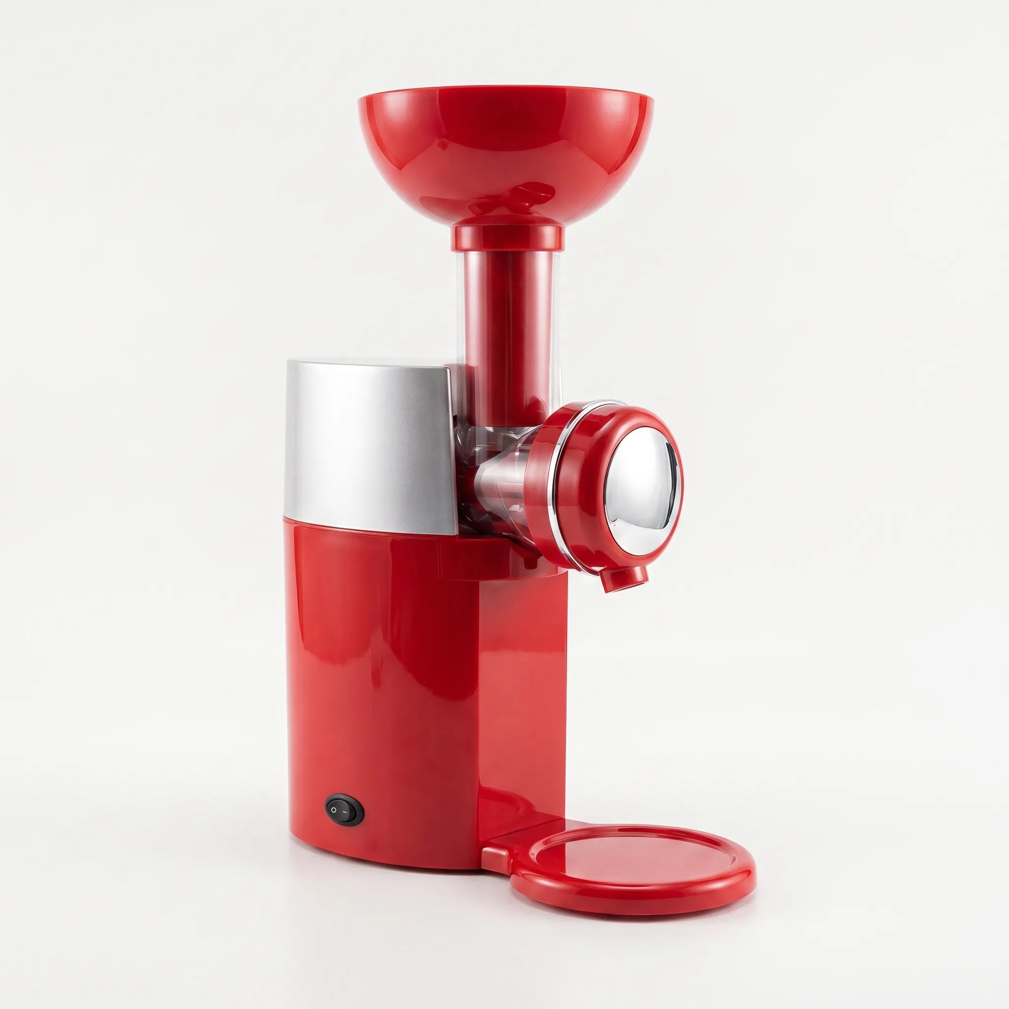 Frozen fruit dessert maker – red