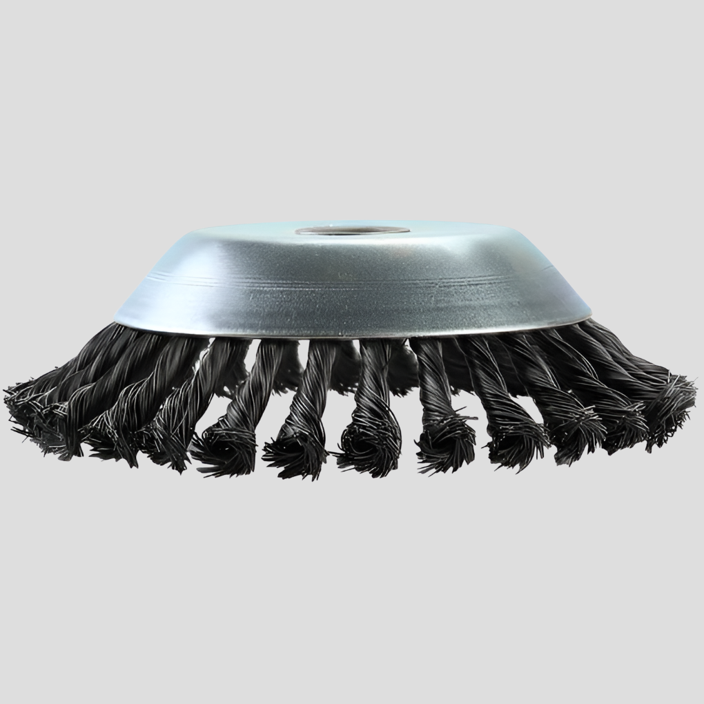 Garden Pro Carbon Steel Weed Brush Trimmer Head – Heavy-Duty Wire Attachment for Driveways & Patios