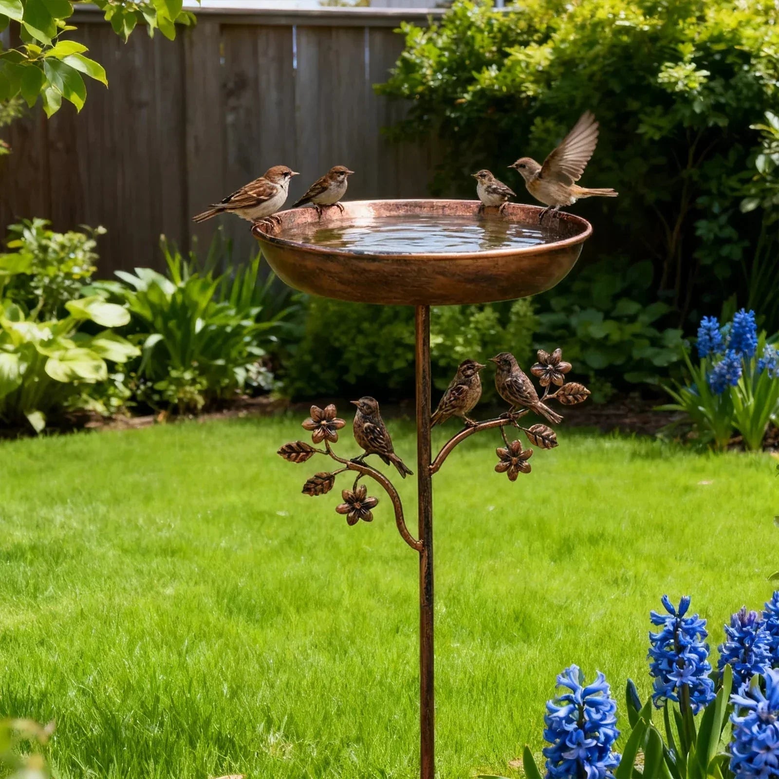Durable Decorative Bird Bath – Charming Garden Spaces