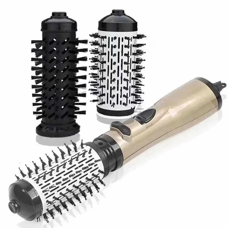 All in One Rotating Hair Dryer and Styler for Effortless Curls and Waves