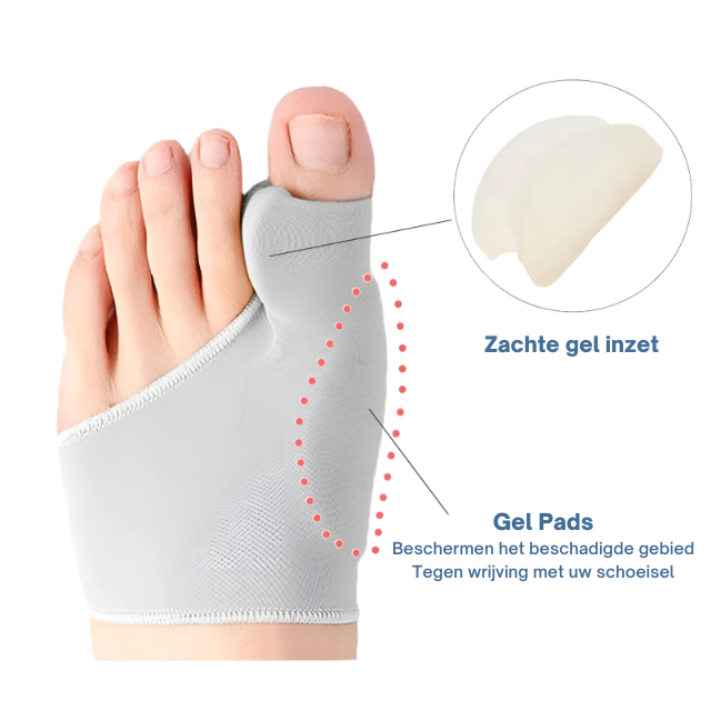 OrthoEase | Comfortable Gel Bunion Corrector with Soft Supportive Cushioning