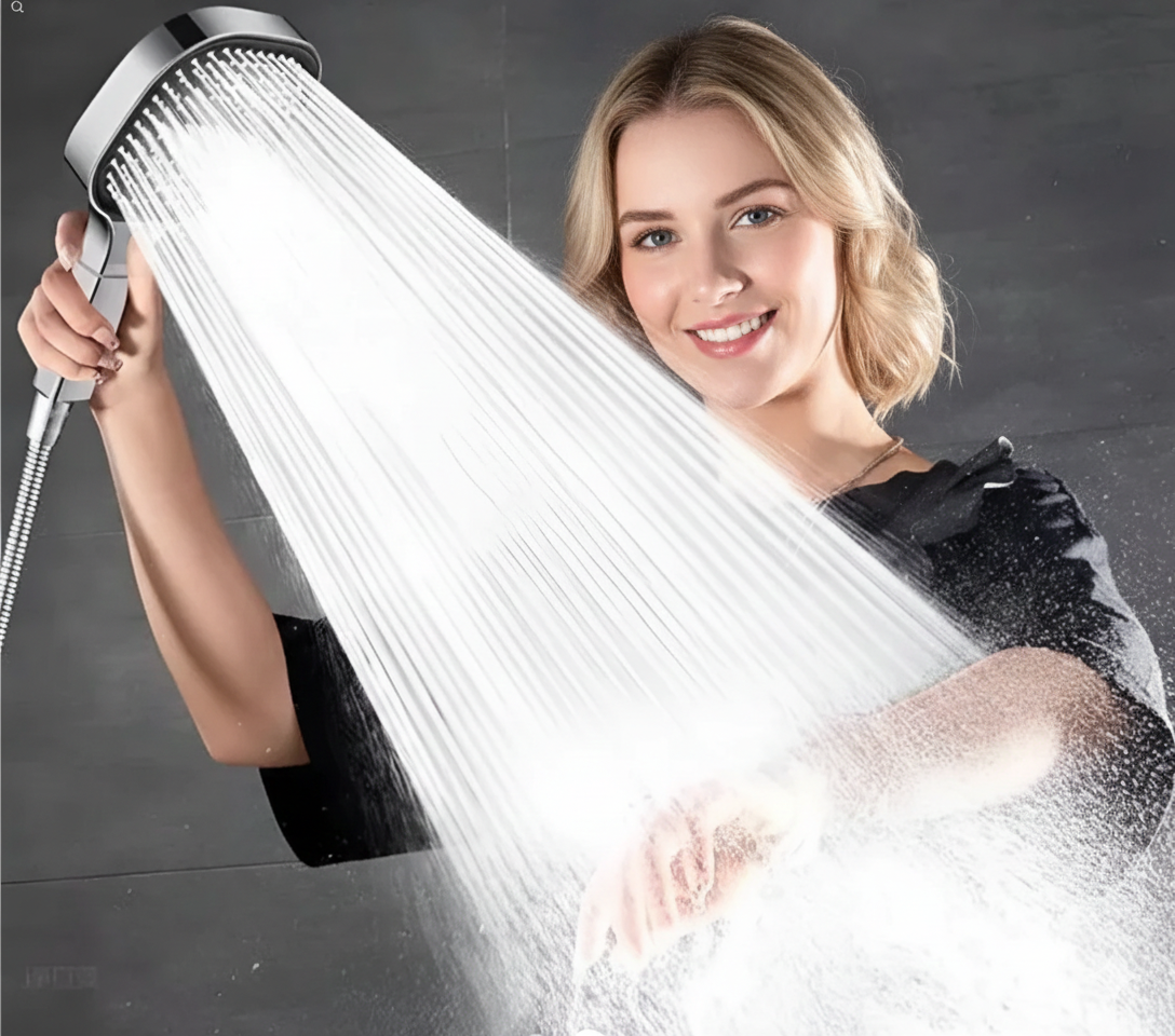 High Pressure Filtered Shower Head | Hard Water Softener & Purifier