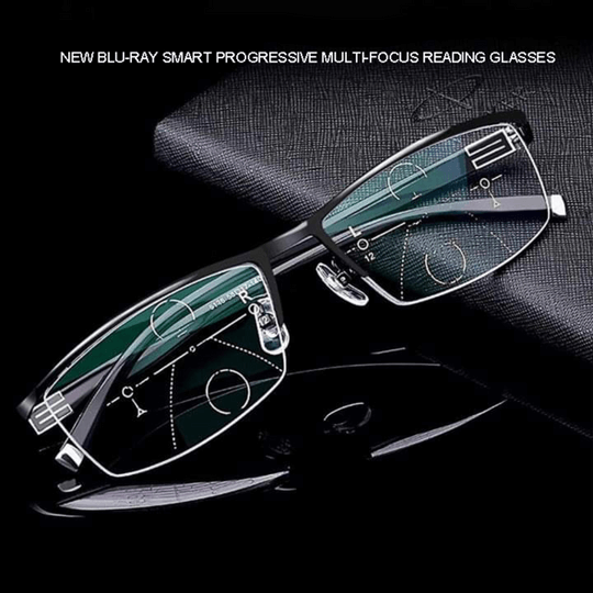 German Progressive Reading Glasses | No-Line Multifocal Eyewear