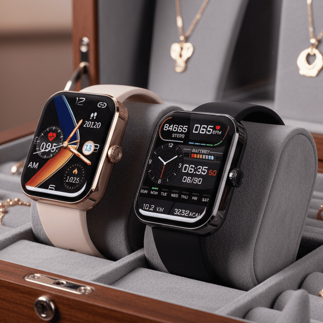 Smart Health Watch for Wellness and Activity Tracking - Multifunction Fitness Smartwatch for Daily Wear
