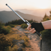 Ergonomic Adjustable Hiking Pole for Stability - Lightweight Collapsible Trekking Pole for Trails and Walks