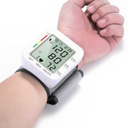 HealthGuard Digital Wrist Blood Pressure Monitor with Voice Announcement – Dual-User Memory Home Tracker