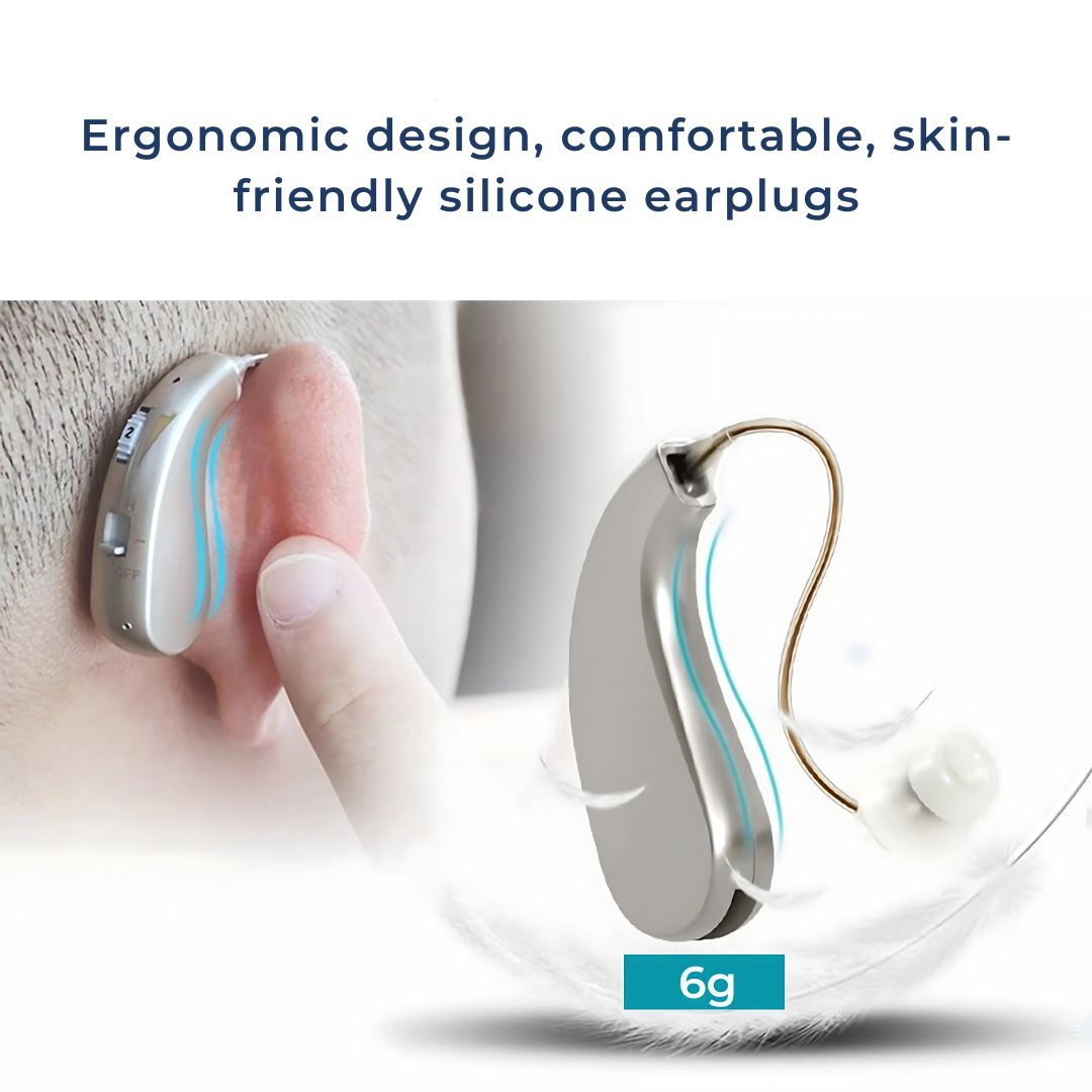 Digital Rechargeable Hearing Aid | Clear Sound Amplifier for Personal Care