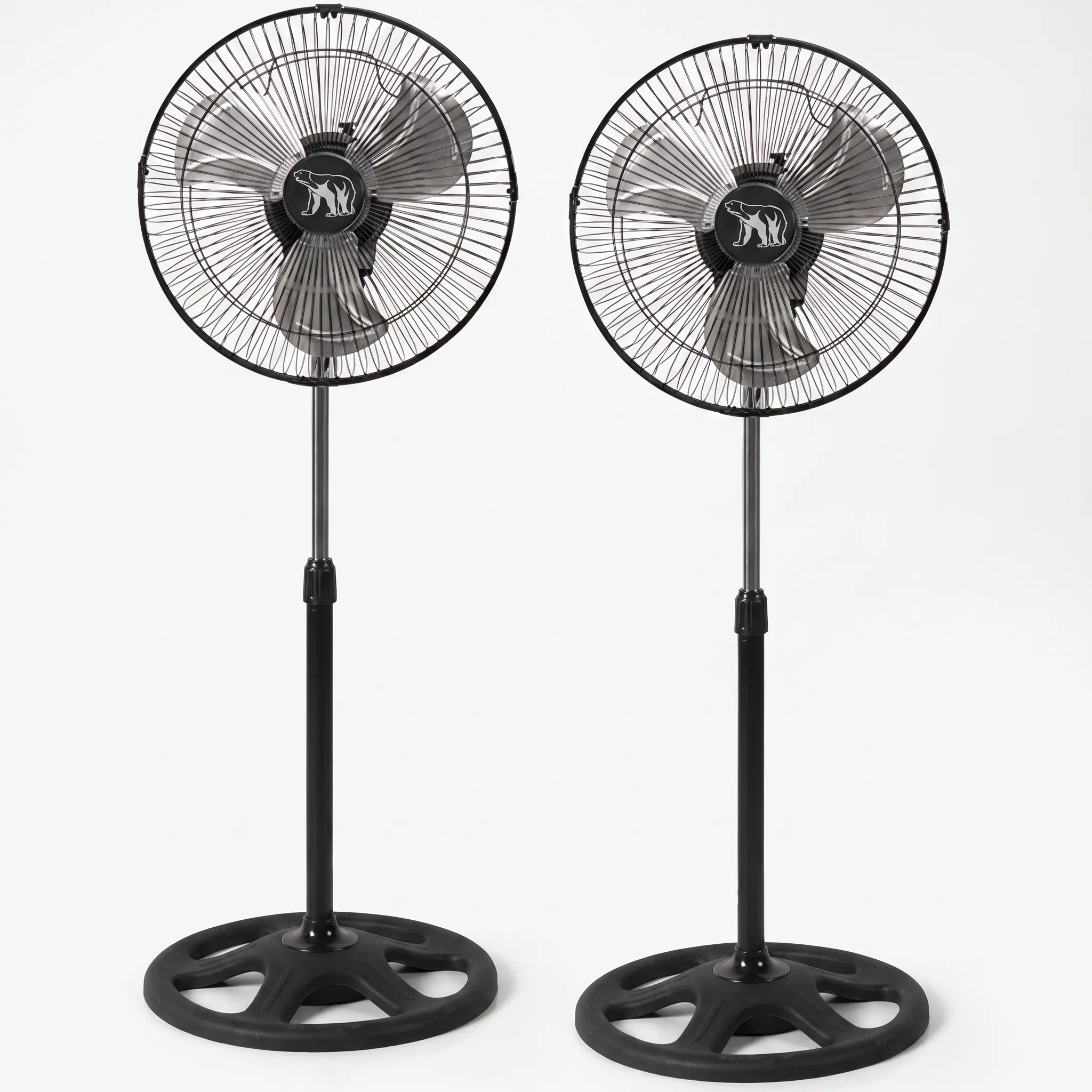 Pedestal fan speed control buttons