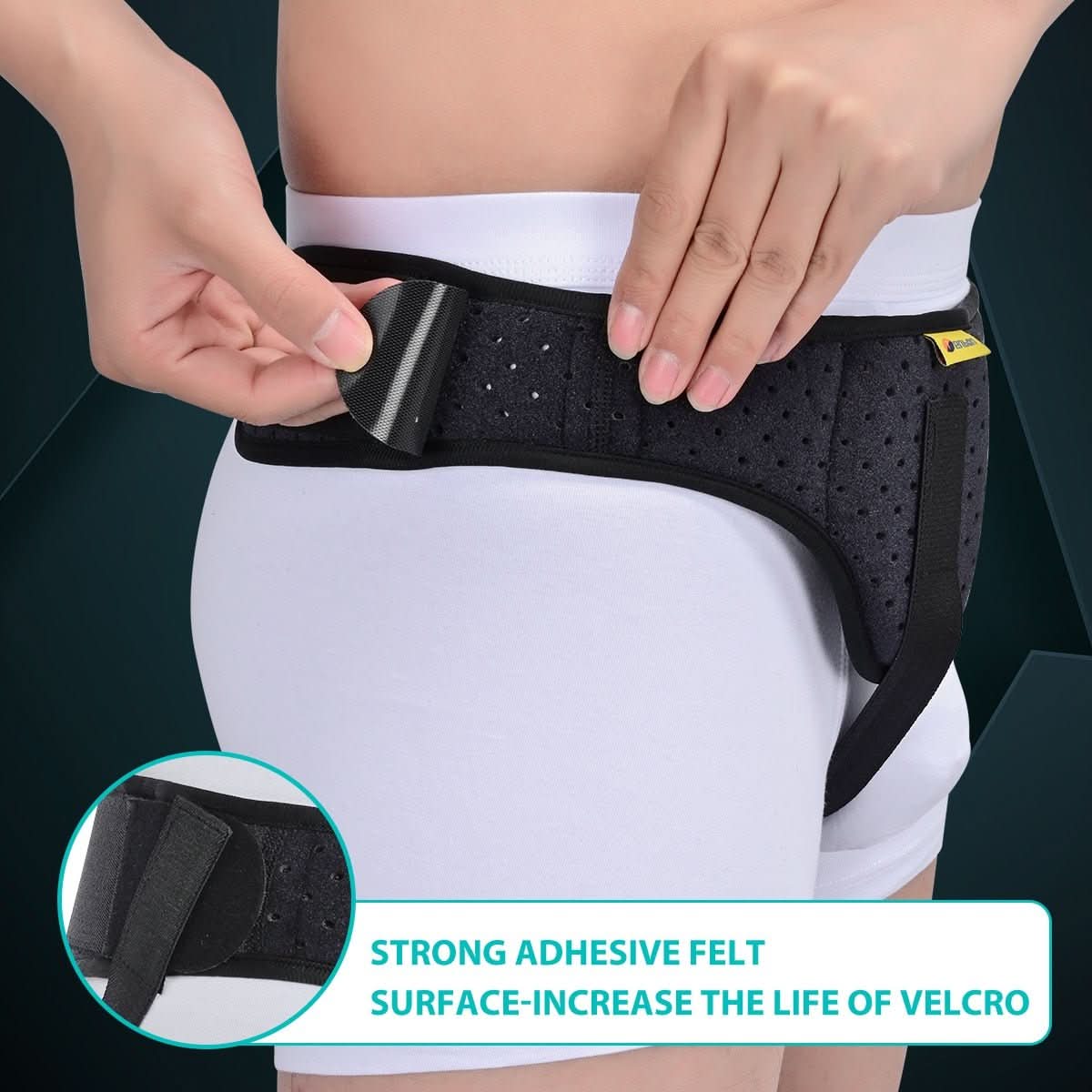 Groin Hernia Support Belt | Inguinal Truss & Pain Relief Brace
