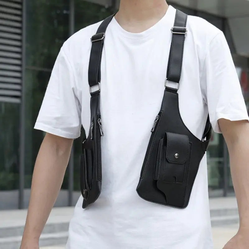 Men's Anti-Theft Shoulder Bag | Multi-Compartment Crossbody Sling Travel Pack